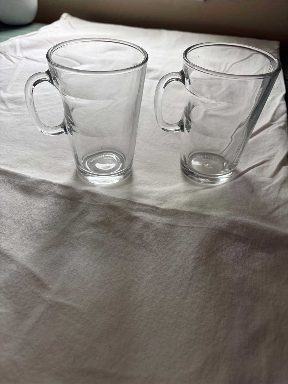 Nespresso Clear Glass Mugs - Transparent Set of 2